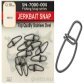 Застібка Gurza Jerkbait Snap BN (SN-7000) №0 (10шт/уп)