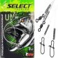 Повідець Select Флюорокарбон 25см 12кг (2шт/уп)