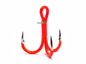 Тройник Gurza Round treble hook ST -36 UV Red - №02 (поштучно)