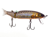Воблер Jackall Magallon 113SP 13,7г - HL Gold & Silver Black