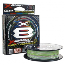 Шнур YGK X-Braid Upgrade X8 Pentagram 200м #0.5/0,117мм 12lb/5,5кг