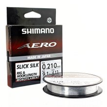 Жилка Shimano Aero Slick Silk Rig & Hooklenth 100м 0,190мм