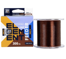 Жилка ZEOX 3D Element Feeder 300м Amber Brown 0,309мм