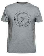 Футболка Rapala T-Shirt Classic Floater, серая, разм. L