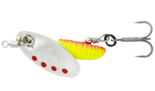 Блешня Savage Gear Grub Spinners №0 / 2,2г - Silver Red Yellow