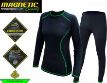 Термобелье женское Profmontazh Magnetic Beauty Green,  микрофлис, разм. M