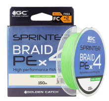 Шнур Golden Catch Sprinter PE X4 150м Lime Green #1.0