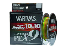 Шнур Varivas Avani Max Power PE x9 10x10 Multicolor 200м #1.2/0,185мм 25lb/11,2кг