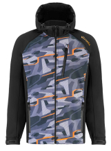 Куртка Viverra Softshell Infinity Hoody Black Camo Orange разм. L