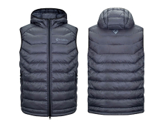 Жилет з капюшоном Viverra Warm Cloud Vest Grey - разм. XL