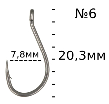 Крючки Golden Catch G.Carp Chod & Zig TF №06 (10шт/уп)
