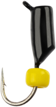 Мормышка вольфрамовая Viking Fishing Rigabik + bead 2,0мм - Black + Y (1шт)