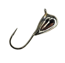 Мормышка вольфрамовая Viking Fishing Drop 3,0мм 0,45г - Silver (1шт)