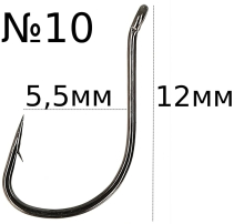 Гачки Golden Catch Feeder Basic 50922BN - №10 (10шт/уп)
