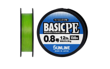 Шнур Sunline Basic PE HG, light green 150м #0.8/0,153мм 12lb/6,0кг(max)