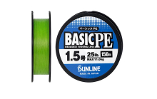 Шнур Sunline Basic PE HG, light green 150м #1.5/0,209мм 25lb/11кг(max)