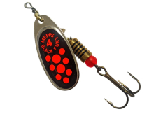 Блешня Mepps Black Fury №4 8,0г - silver / red dot