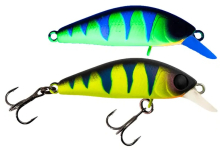 Воблер Jackall Chubby Minnow 35SP 2,3г - UV Mat Chart Perch