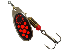 Блешня Mepps Black Fury №3 / 6,5г - silver / red dot