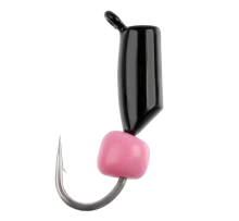 Мормышка вольфрамовая Viking Fishing Rigabik + bead 0.35g 2mm Black+P
