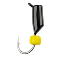 Мормышка вольфрамовая Viking Fishing Rigabik + bead 0.35g 2mm Black+Y