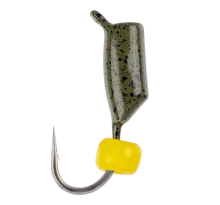 Мормышка вольфрамовая Viking Fishing Rigabik + bead 0.35g 2mm Olive+Y