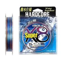 Шнур Duel Hardcore Super Cold X8 300м 5 color #2.5/0.27mm 20kg