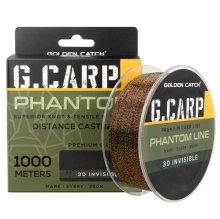 Леска GC G.Carp Phantom 1000m 3D Invisible 0.28mm 12.3lb/5.6kg