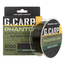 Леска GC G.Carp Phantom 1000m Weed Green 0.34mm 16.8lb/7.6kg