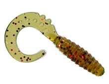 Силікон Fishup Fancy Grub 2,5" 019 - Motor Oil/Red (10шт/уп)