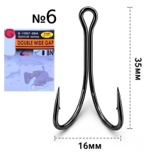 Двойник Gurza Double Wide Gap Shank (К-1507) BN - #06 (2шт/уп)