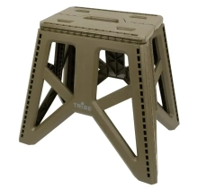 Стул складной пластиковый Tribe Camp Chair High olive