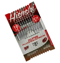 Крючки с поводком Trabucco Hisashi Hook 6000BN-R - №12 0.14mm 200cm (10шт/уп)