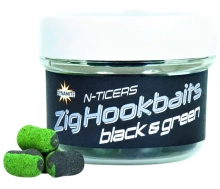 Насадка для Зиг-Рига Dynamite Baits N-Ticers Zig Hookbaits - Black & Green