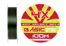 Шнур Select Basic PE 4x Dark Green 100m
