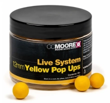 Бойли CC Moore Live System Yellow Pop Ups 12mm