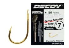Крючки Decoy K-101 Round №07 (12шт/уп)