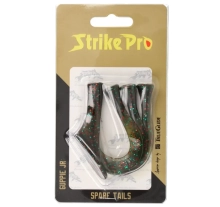 Хвіст силіконовий Strike Pro Guppie Jr 110S - MGG (4шт/уп)