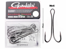 Двойник Gamakatsu Double 22 Long Shank №04