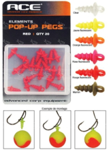 Крепление насадок Ace Pop-Up Pegs Fluorescent