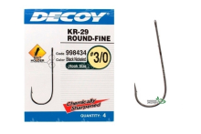 Крючки Decoy KR-29 Worm Round-Fine