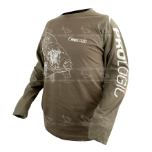 Футболка Prologic Carp T-Shirt Long/S Sage Green XXL