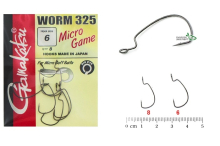 Крючки Gamakatsu оффсетные Worm 325 Micro Game