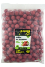 Бойлы Grandcarp Classic растворимые Клубника Ø20мм 1кг