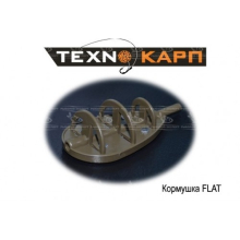 Кормушка Texnokarp "Flat" 30г коричневая