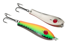 Блесна Kuusamo Professor 3 with bead 75мм 12г - BL/GR/FYe/FR-S