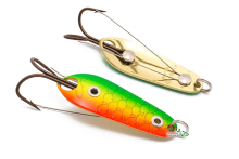 Блешня Kuusamo Rasanen weedless 50мм 11г - GR/FYE/FR-B