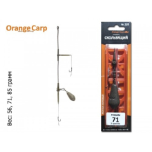 Монтаж Orange Carp "Вантаж Ковзаючий" (2 гачки, #4, волосся) 85г