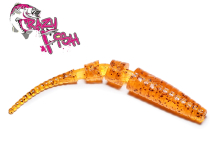 Силикон Crazy Fish Polaris 6.8см col.17 Pepper Caramel-кальмар