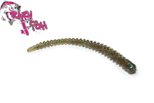 Силикон Crazy Fish Cruel Leech 5.5см col.42 Green Pumpkin bl.-креветка